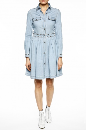 Rozkloszowana sukienka jeansowa, zdjęcie 2 Rozkloszowana sukienka jeansowa od Moschino